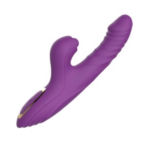 Vibrador Vai e Vem com Pulsador de Clitóris