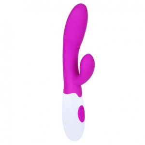 Vibrador com Estimulador de Clitóris à Pilha