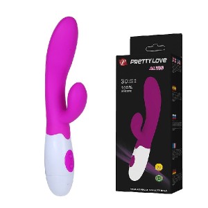 VIBRADOR PURO SILICONE 30 PADRÕES DE VIBRAÇÕES À PILHA